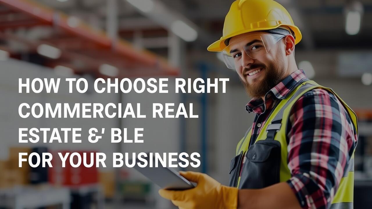 How to Choose the Right Commercial Real Estate Broker for Your Business
